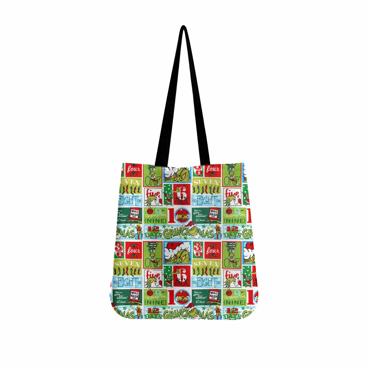12 Days of Grinchmas Canvas Tote Bag