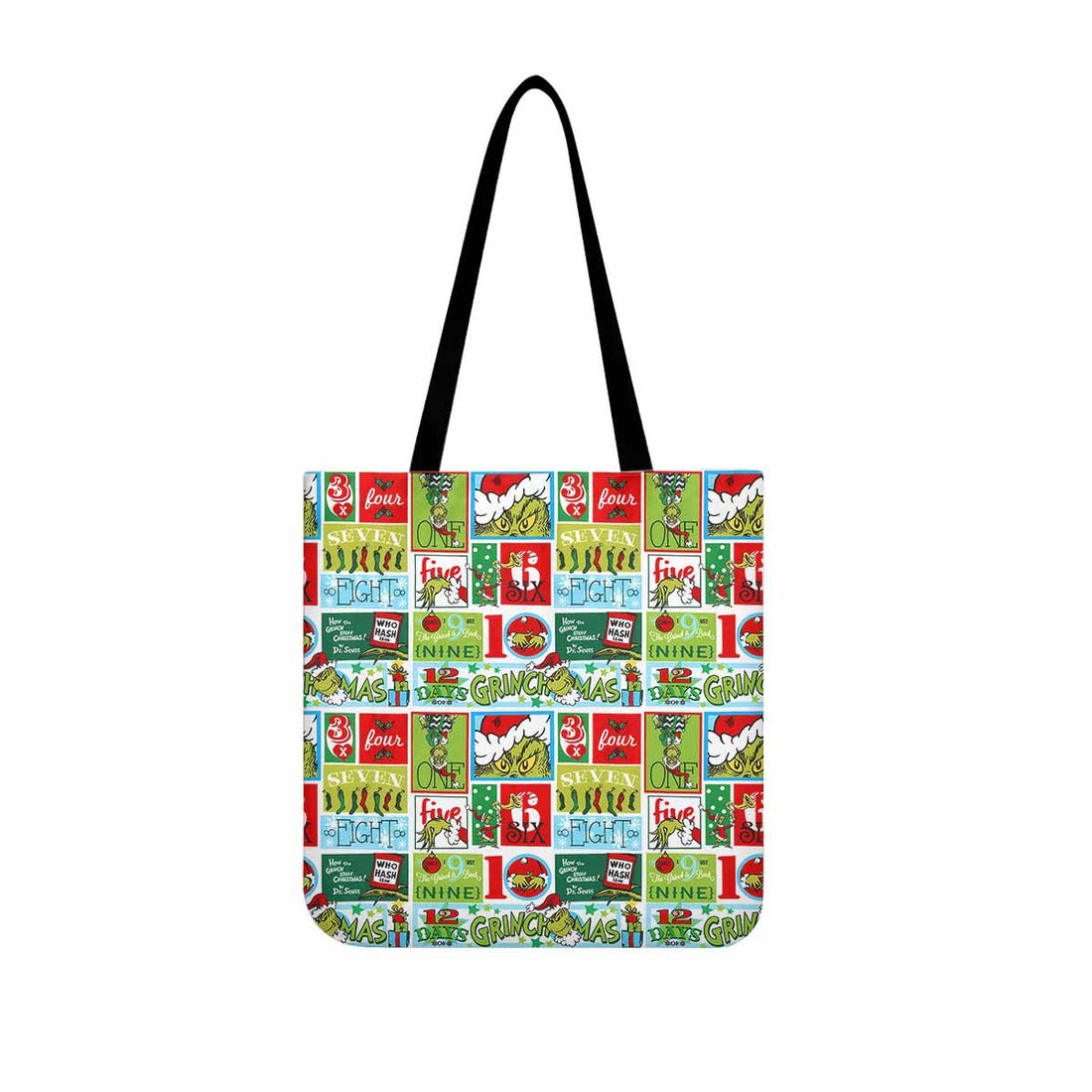 12 Days of Grinchmas Canvas Tote Bag