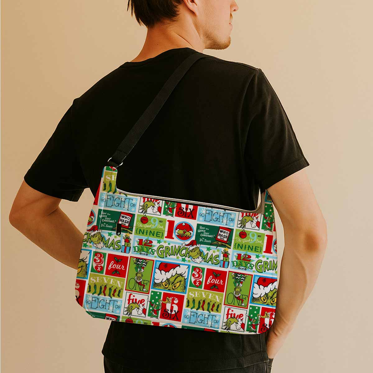 12 Days of Grinchmas Messenger Bag