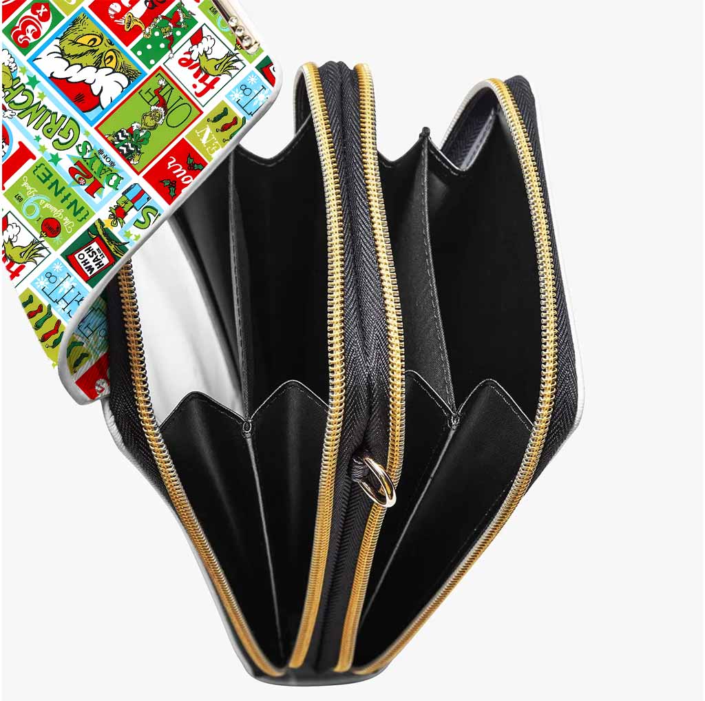 12 Days of Grinchmas Mobile Phone Chest Bag