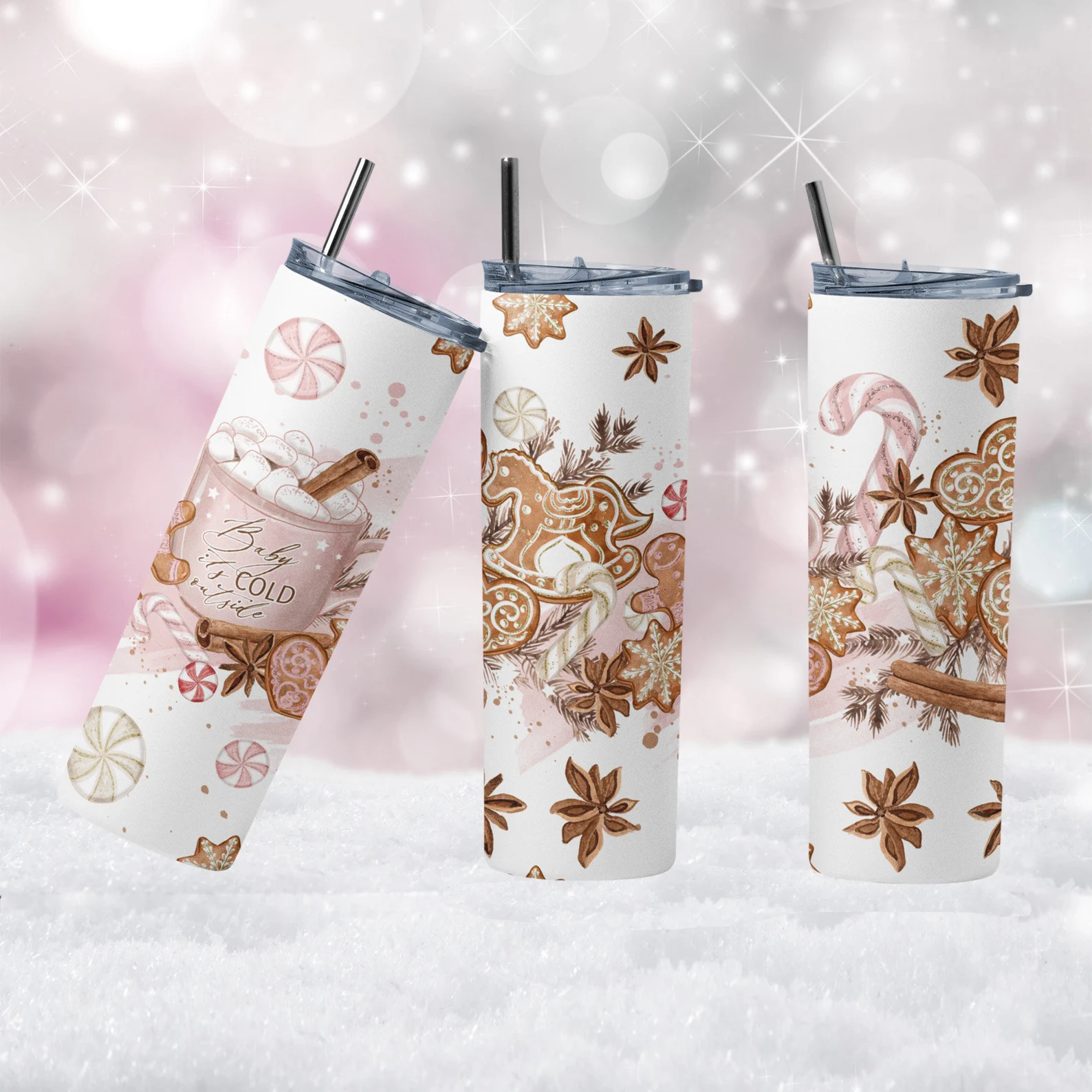 Baby Its Cold Outside Holiday Tumbler