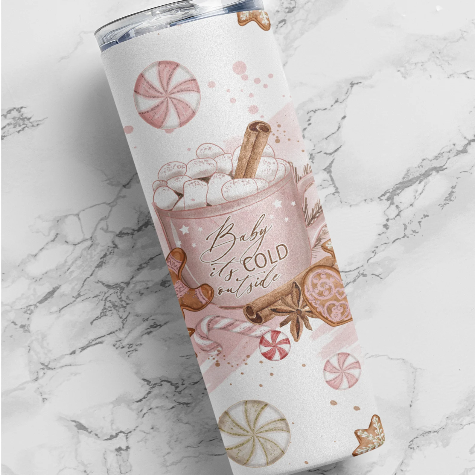 Baby Its Cold Outside Holiday Tumbler