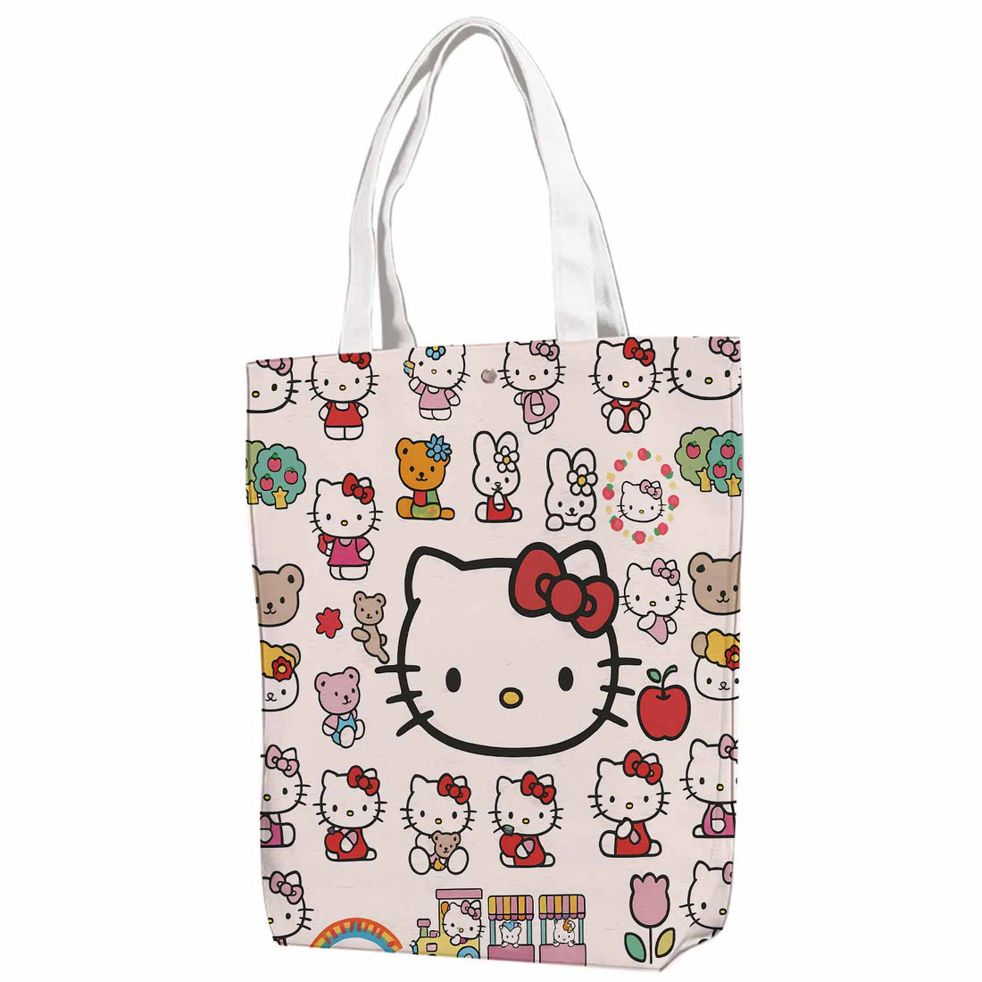 Hello Kitty Cute Pink Canvas Bag with Shoulder Strap