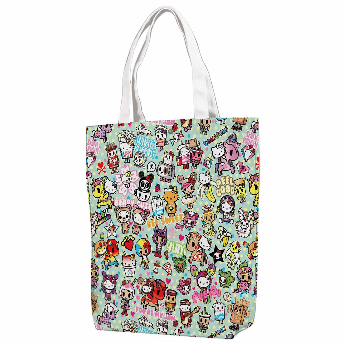 Hello Kitty Joyful Canvas Bag with Shoulder Strap