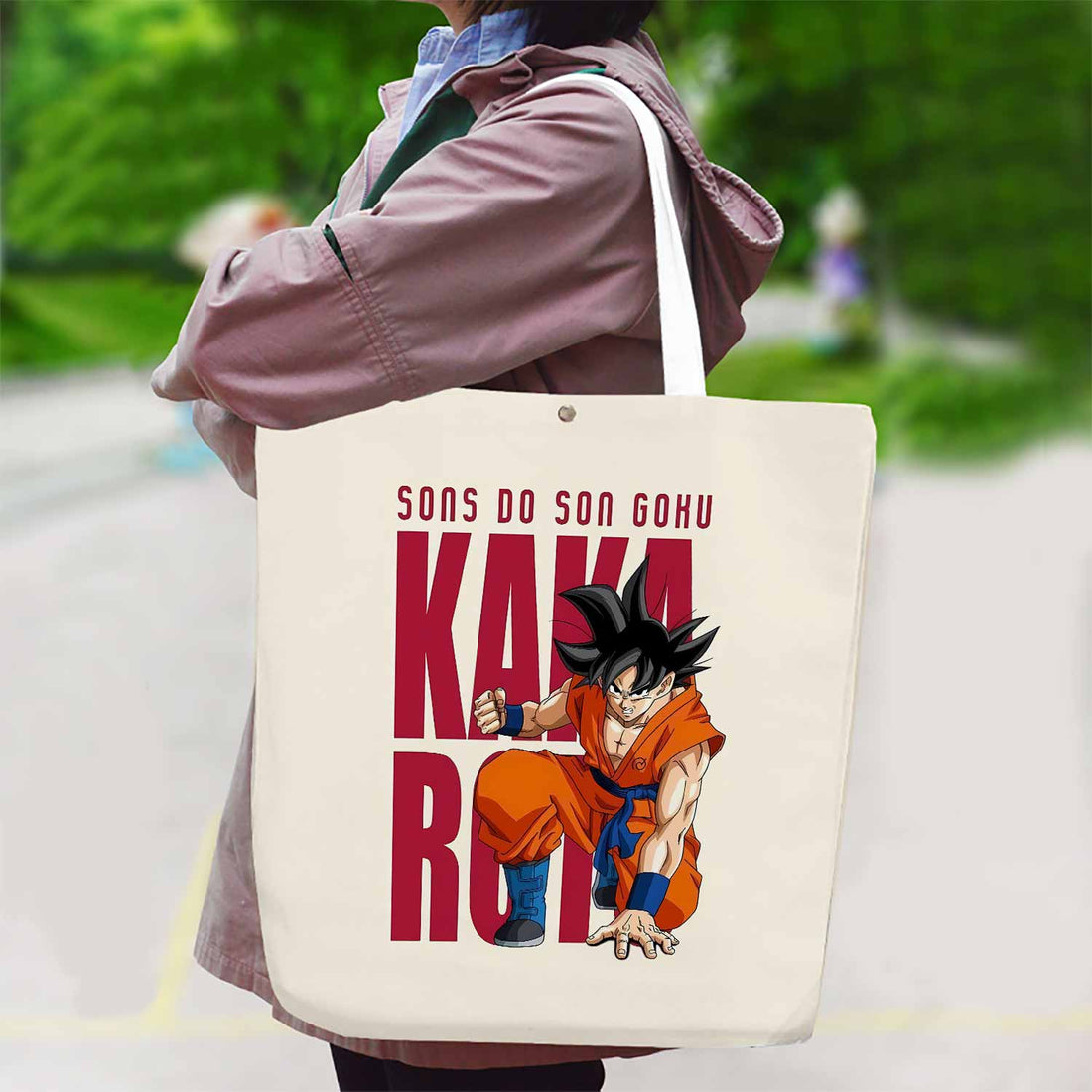 Sons Do Son Goku Canvas Bag with Shoulder Strap