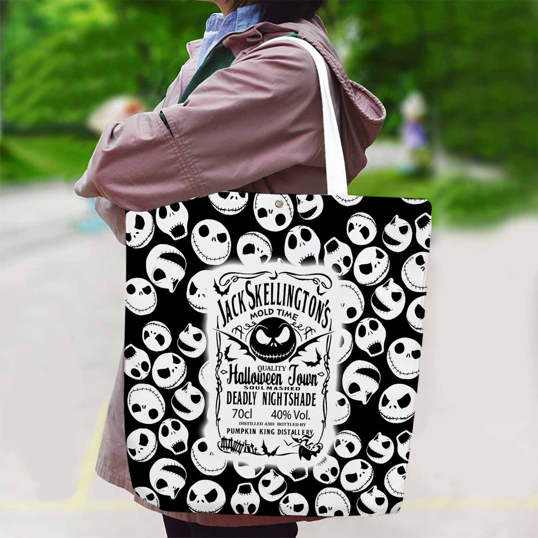 Jack Skellington's Mold Time Canvas Bag with Shoulder Strap
