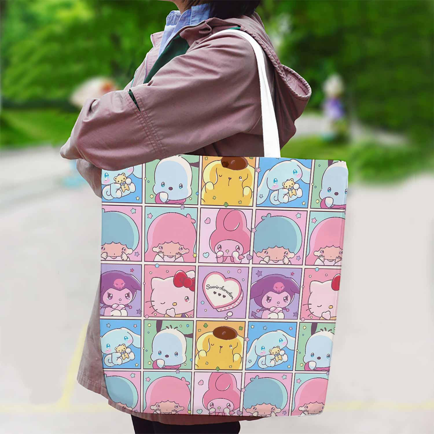 Hello Kitty And Friends Canvas Bag with Shoulder Strap