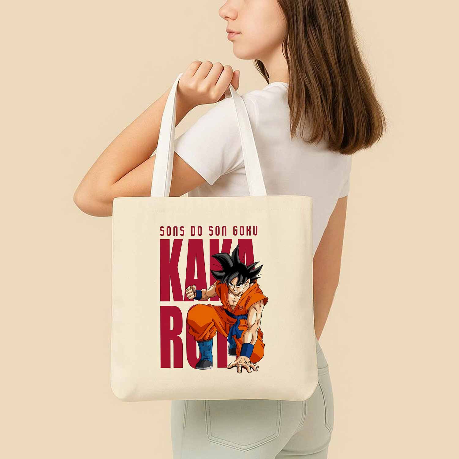 Sons Do Son Goku Canvas Bag with Shoulder Strap