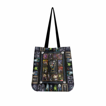 Jack & Sally The Nightmare Before Christmas Canvas Tote Bag