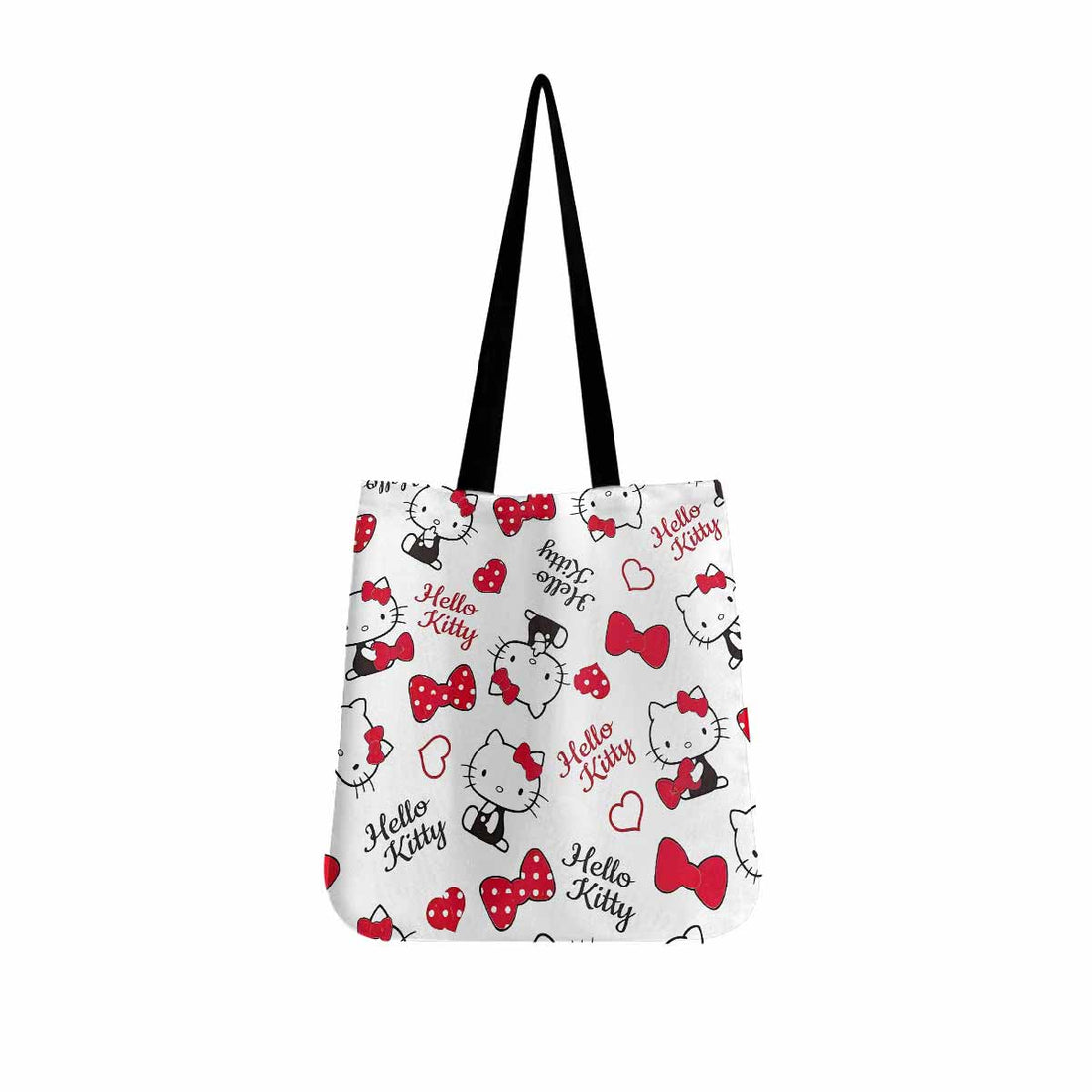 Hello Kitty Red Bow Canvas Tote Bag