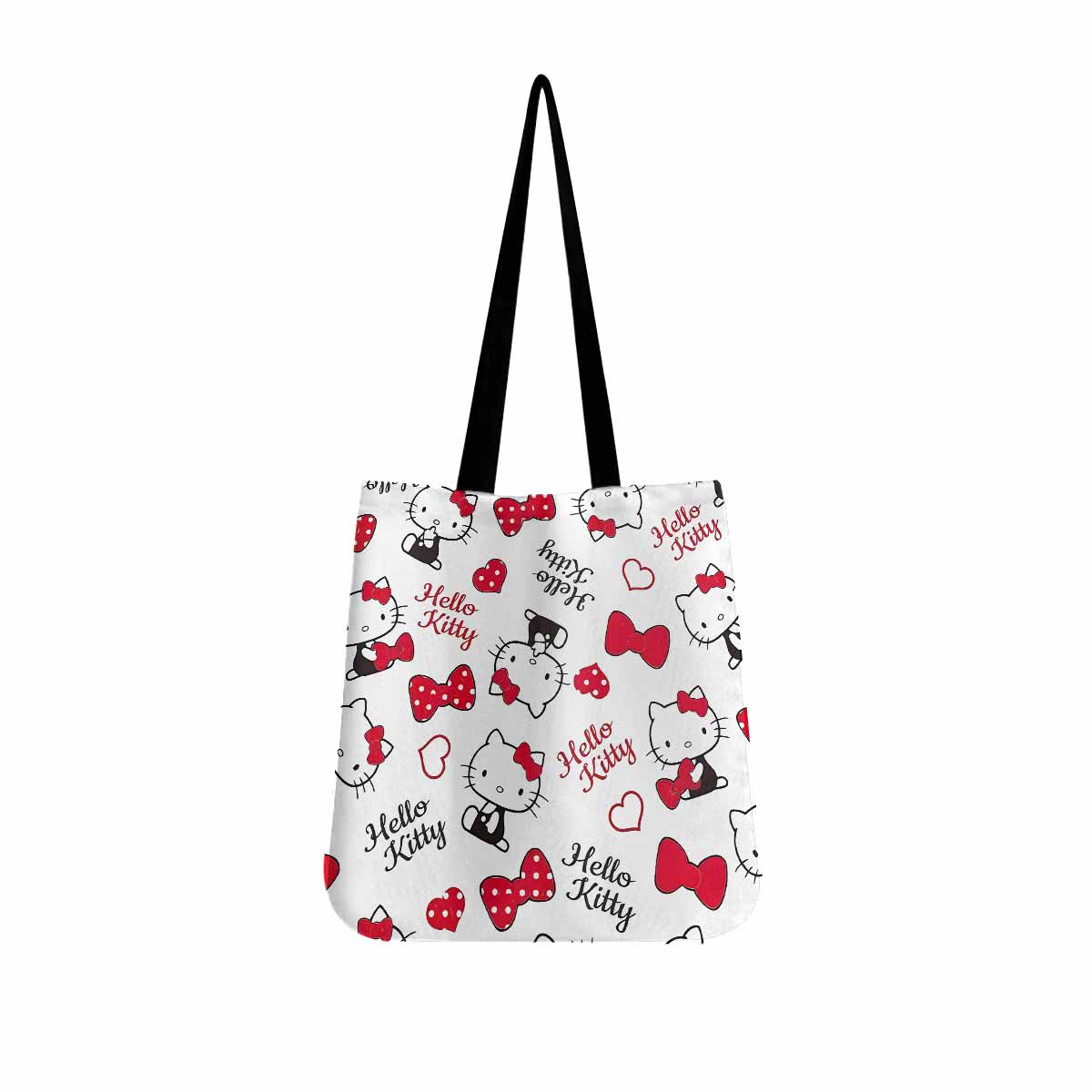 Hello Kitty Red Bow Canvas Tote Bag