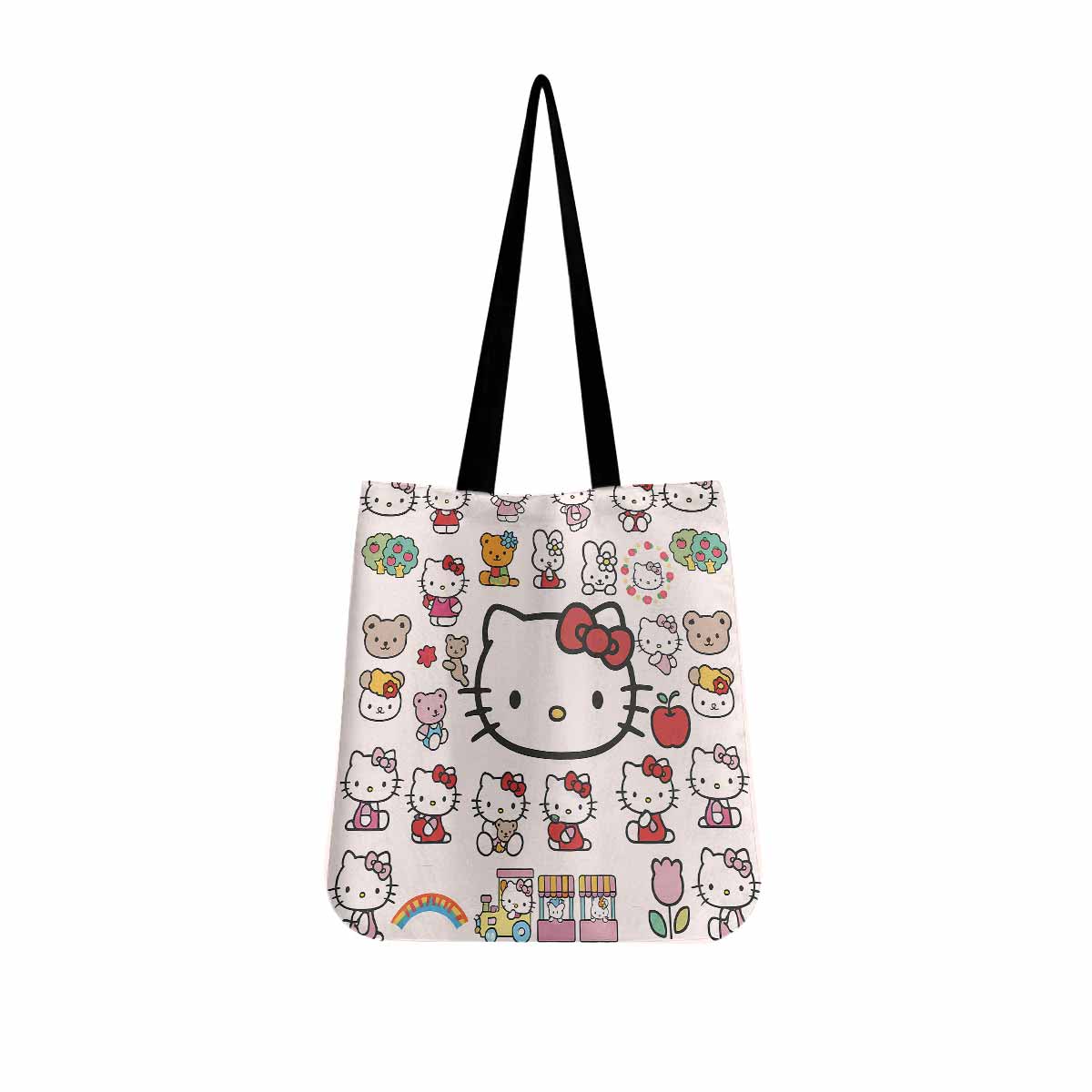 Hello Kitty Cute Pink Canvas Tote Bag