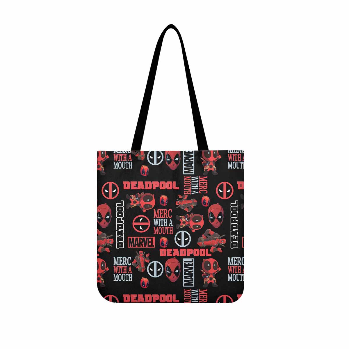 Deadpool Merc with a Mouth Canvas Tote Bag