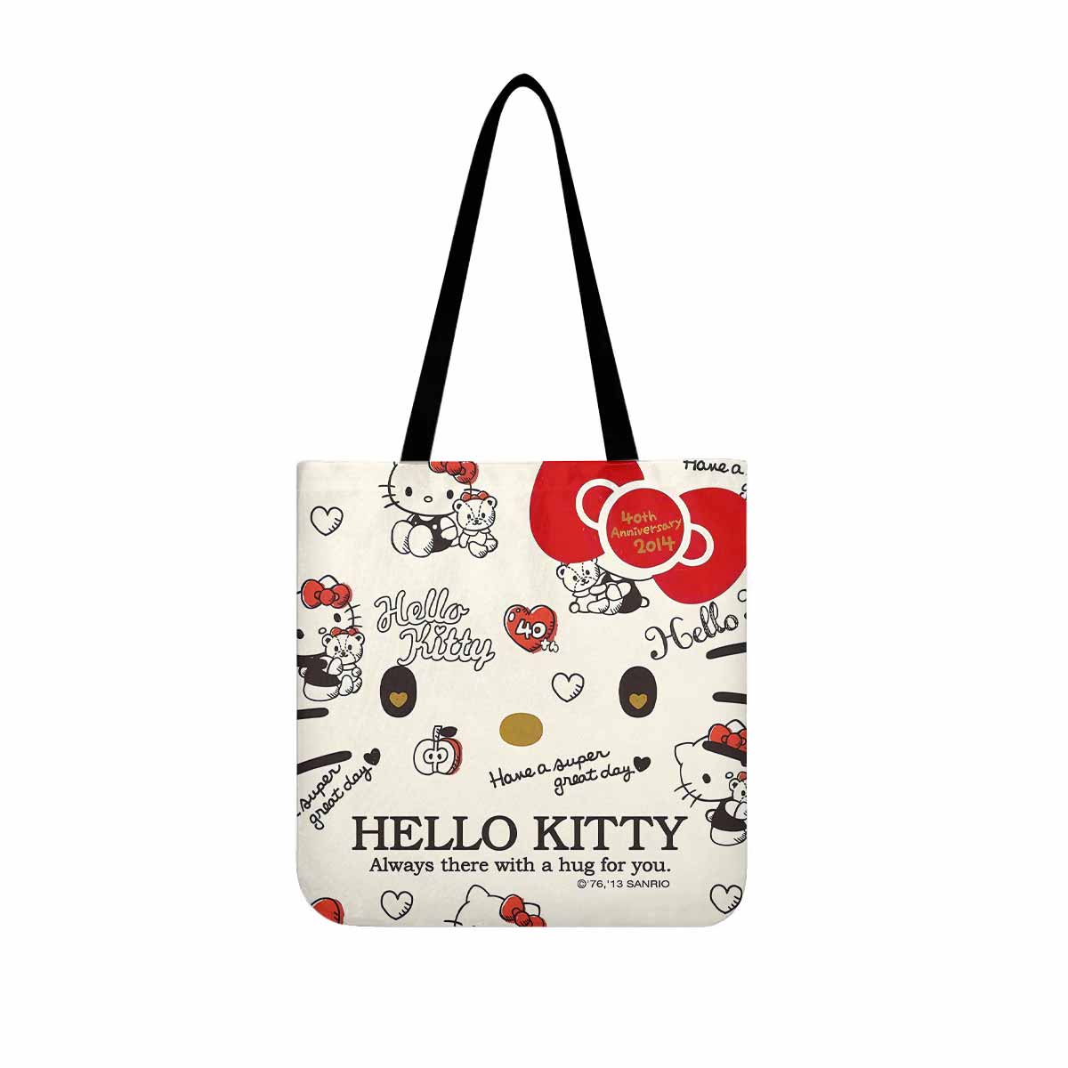 Hello Kitty 40th Anniversary Canvas Tote Bag