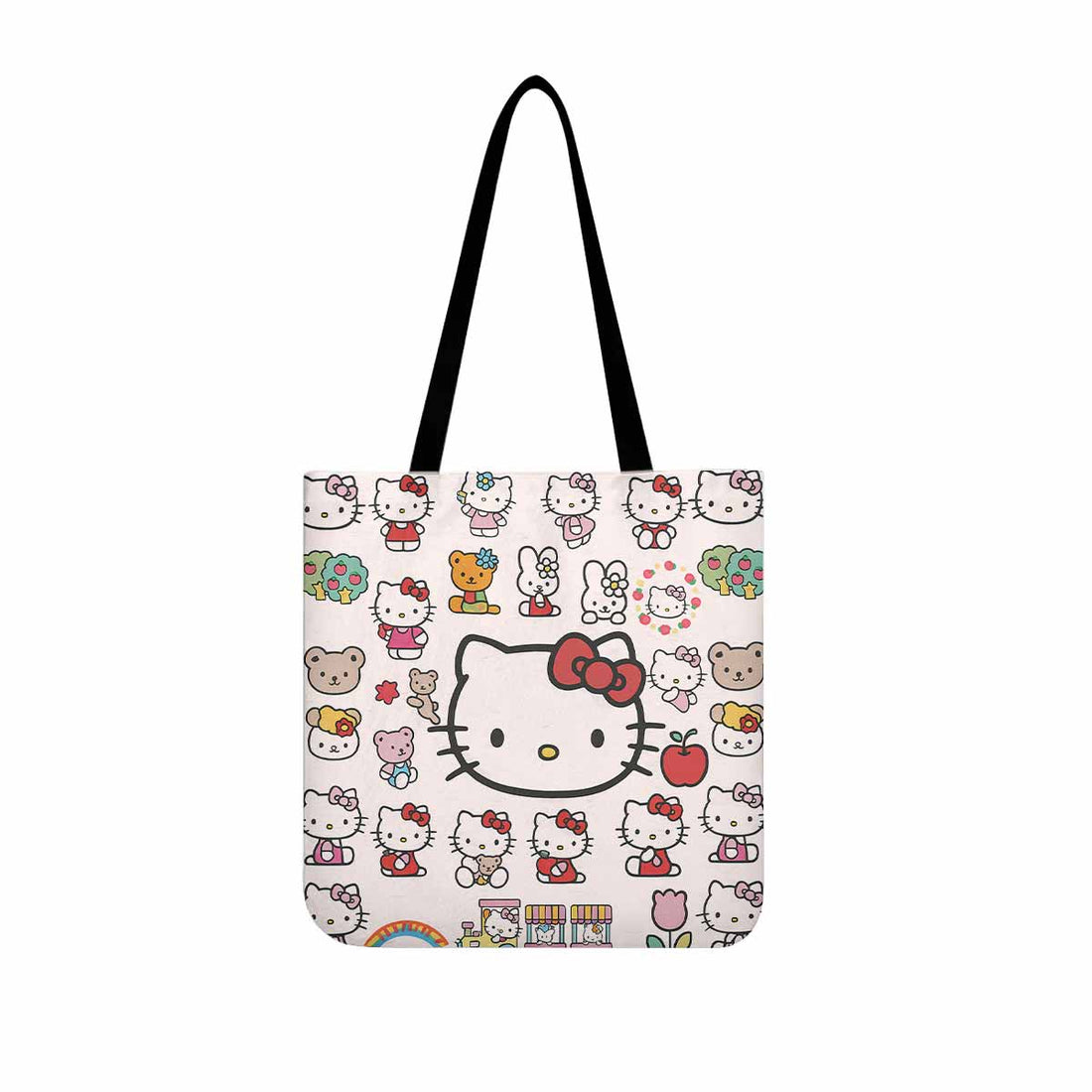 Hello Kitty Cute Pink Canvas Tote Bag