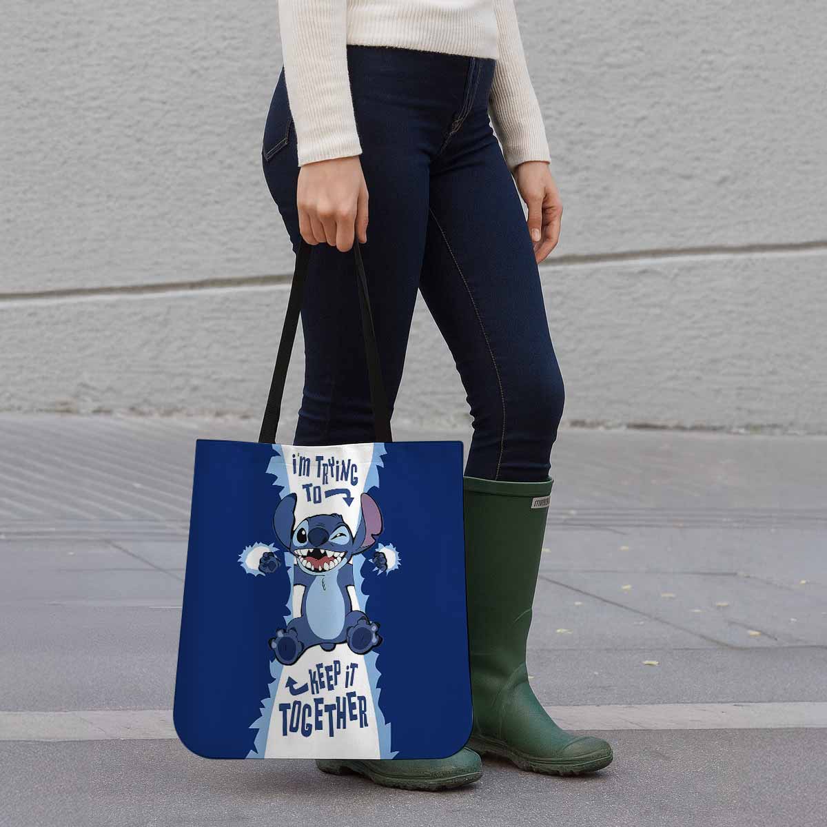 Stitch Keep it Together Canvas Tote Bag