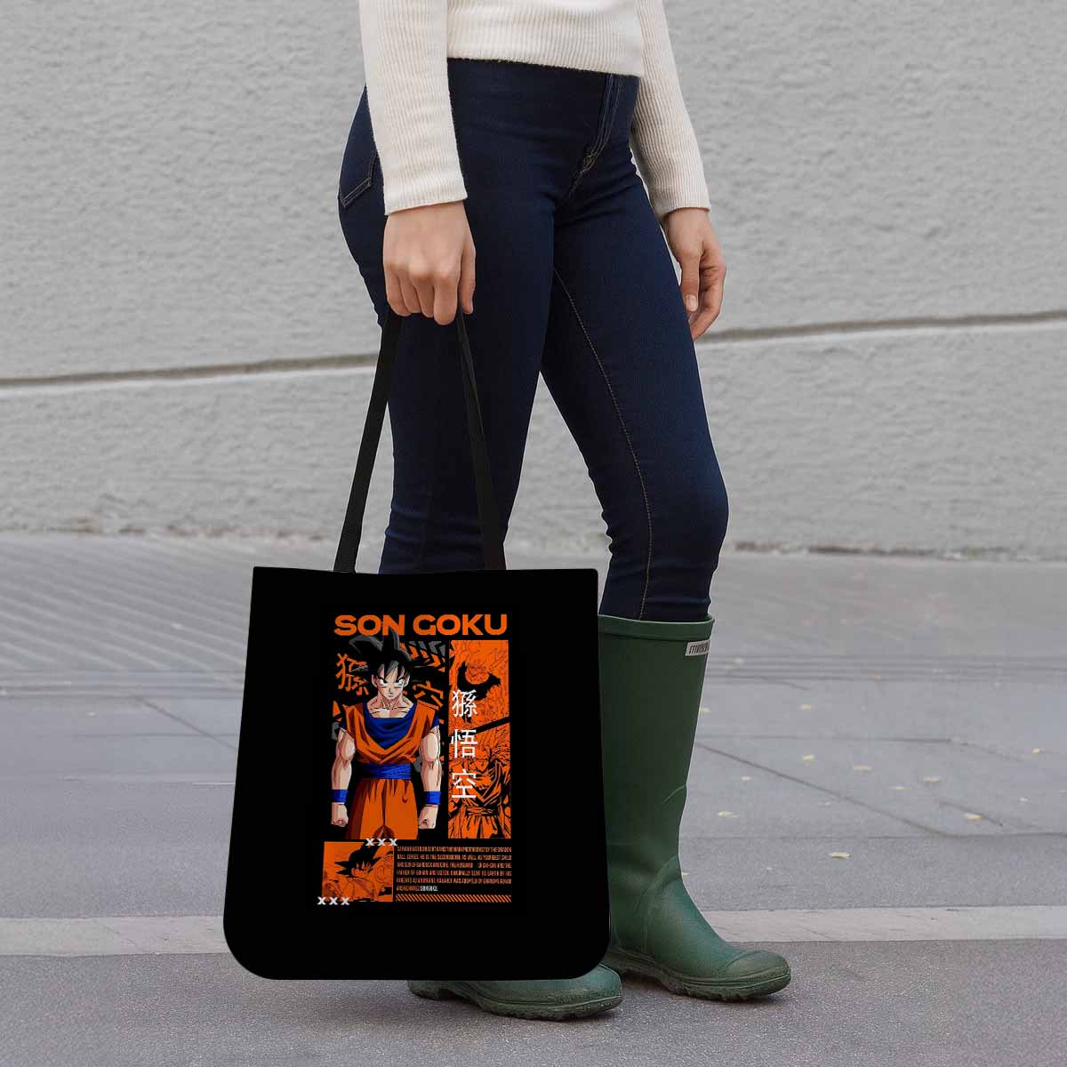 Dragon Ball Son Goku Canvas Tote Bag