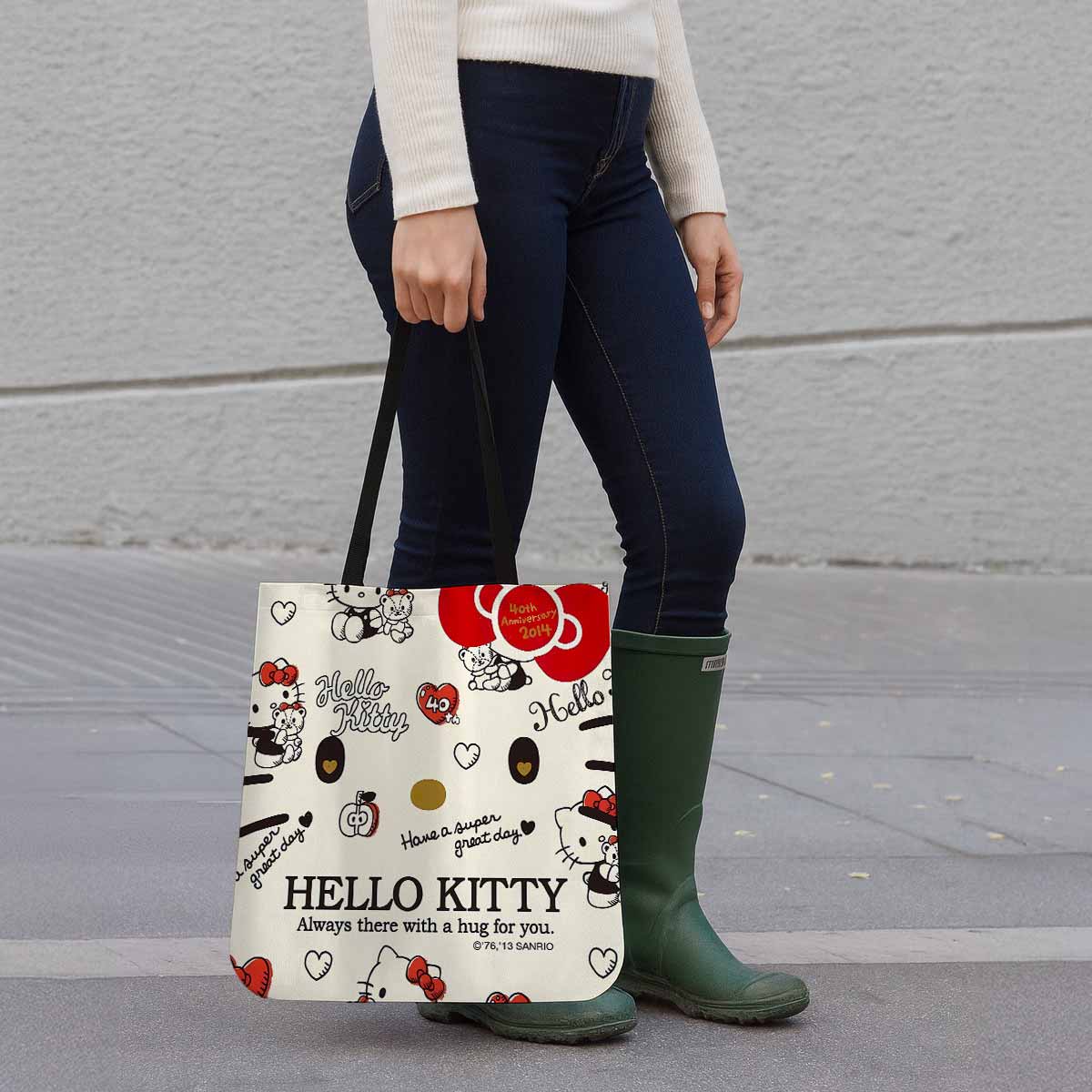 Hello Kitty 40th Anniversary Canvas Tote Bag