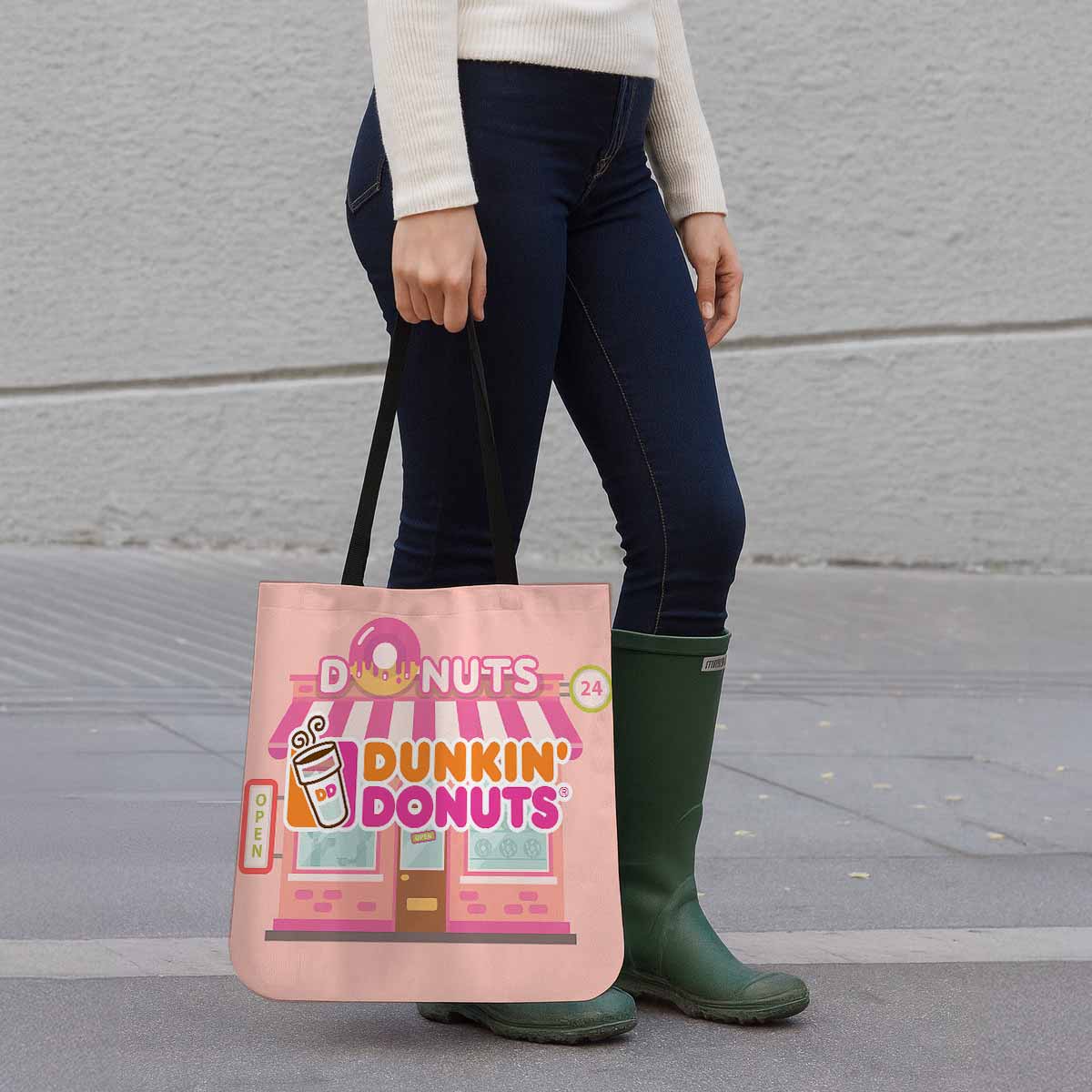 Dunkin' Donuts Canvas Tote Bag