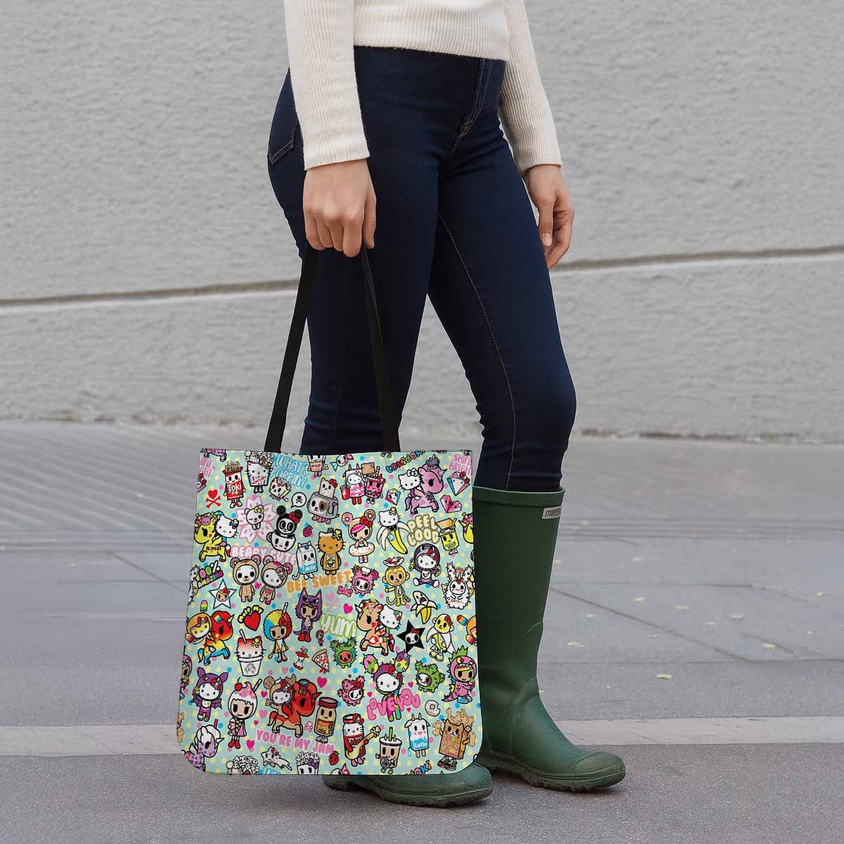 Hello Kitty Joyful Canvas Tote Bag