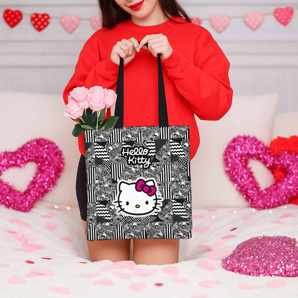 Sanario Hello Kitty Canvas Tote Bag