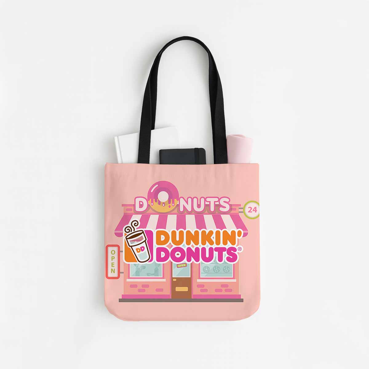 Dunkin' Donuts Canvas Tote Bag