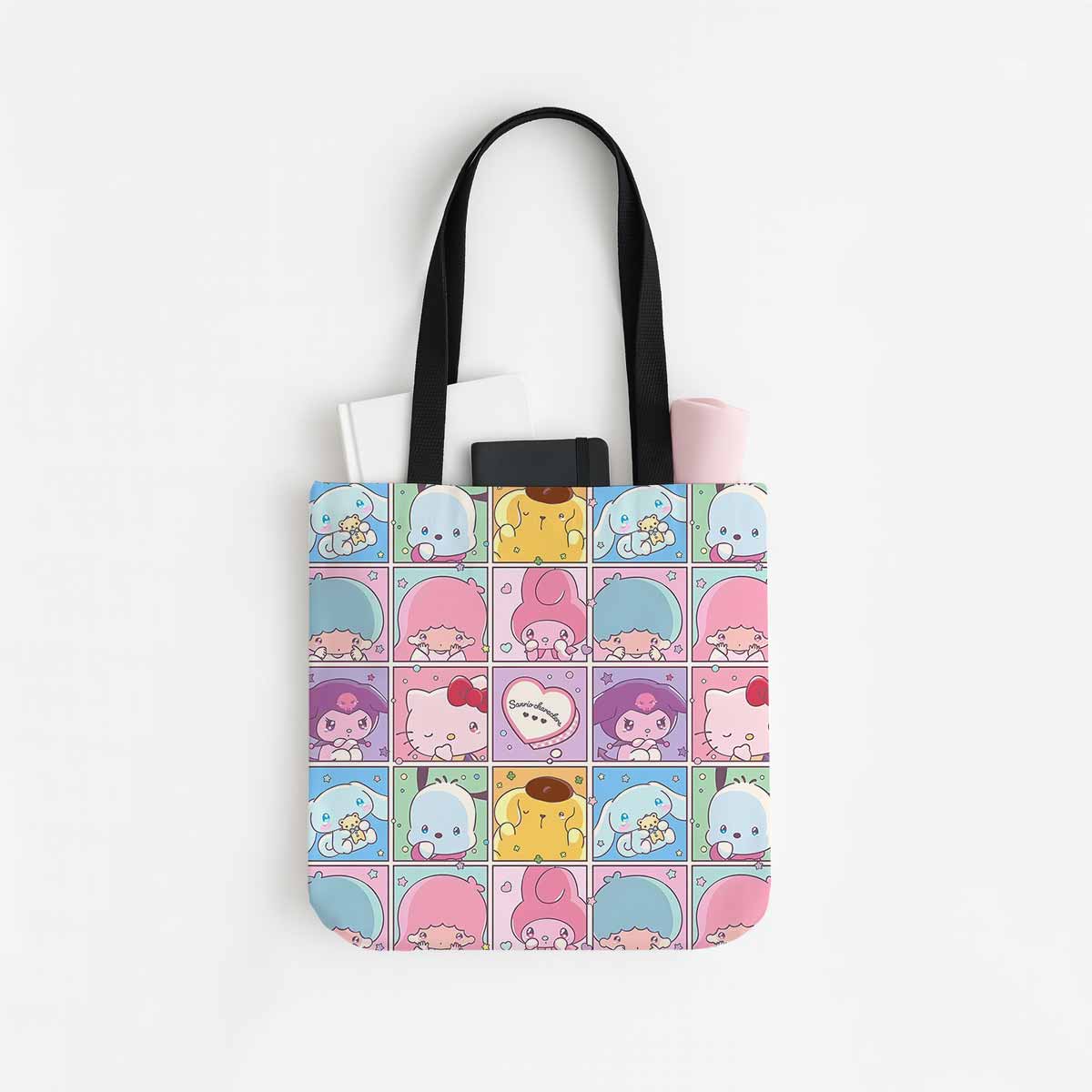 Hello Kitty And Friends Canvas Tote Bag