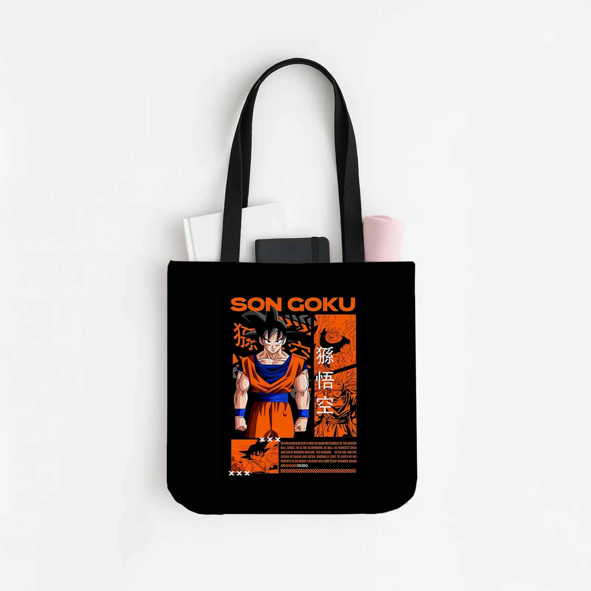 Dragon Ball Son Goku Canvas Tote Bag