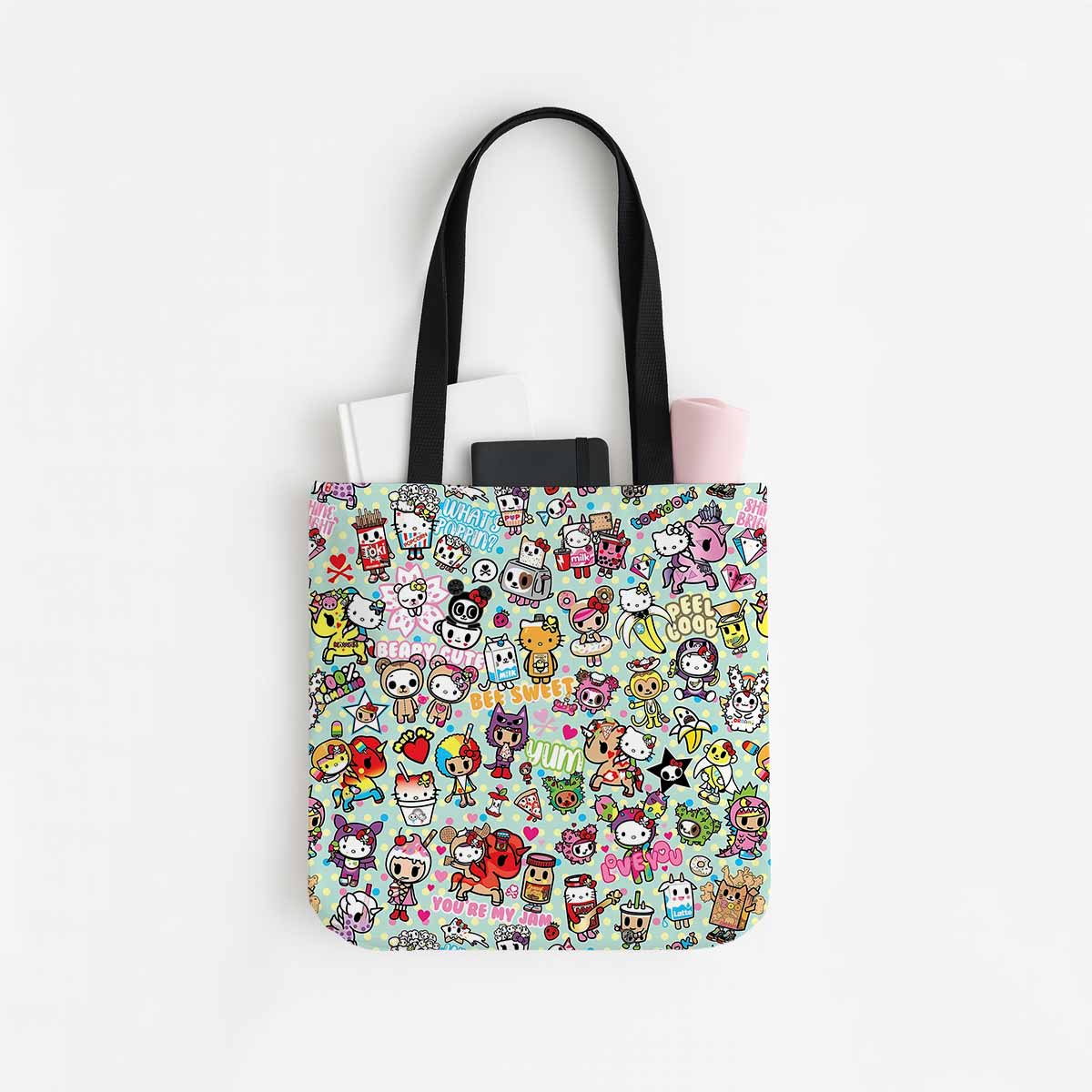Hello Kitty Joyful Canvas Tote Bag