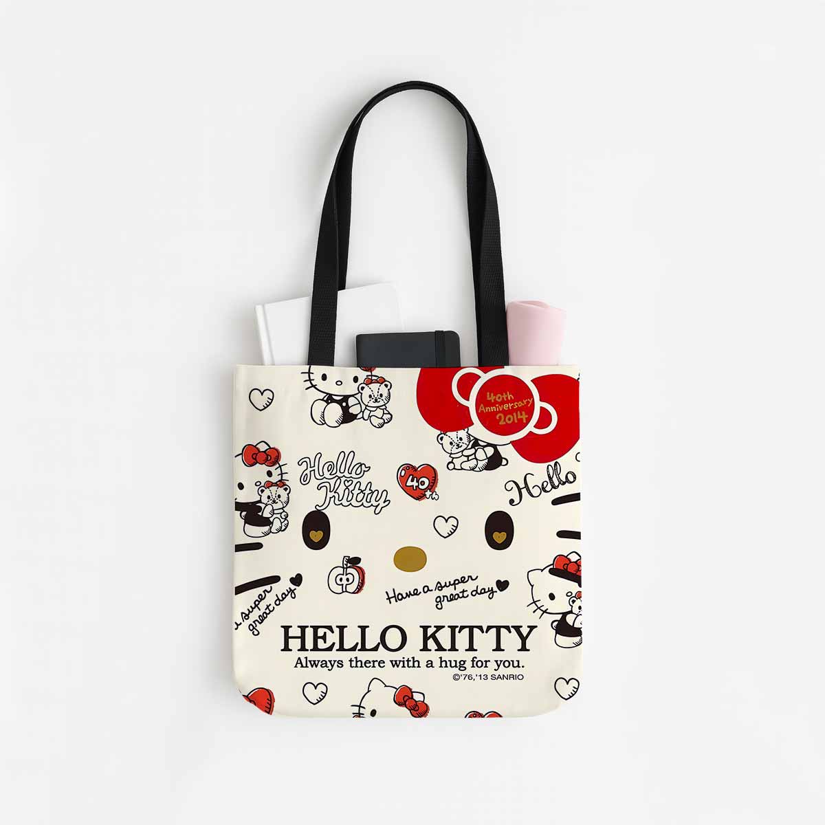 Hello Kitty 40th Anniversary Canvas Tote Bag