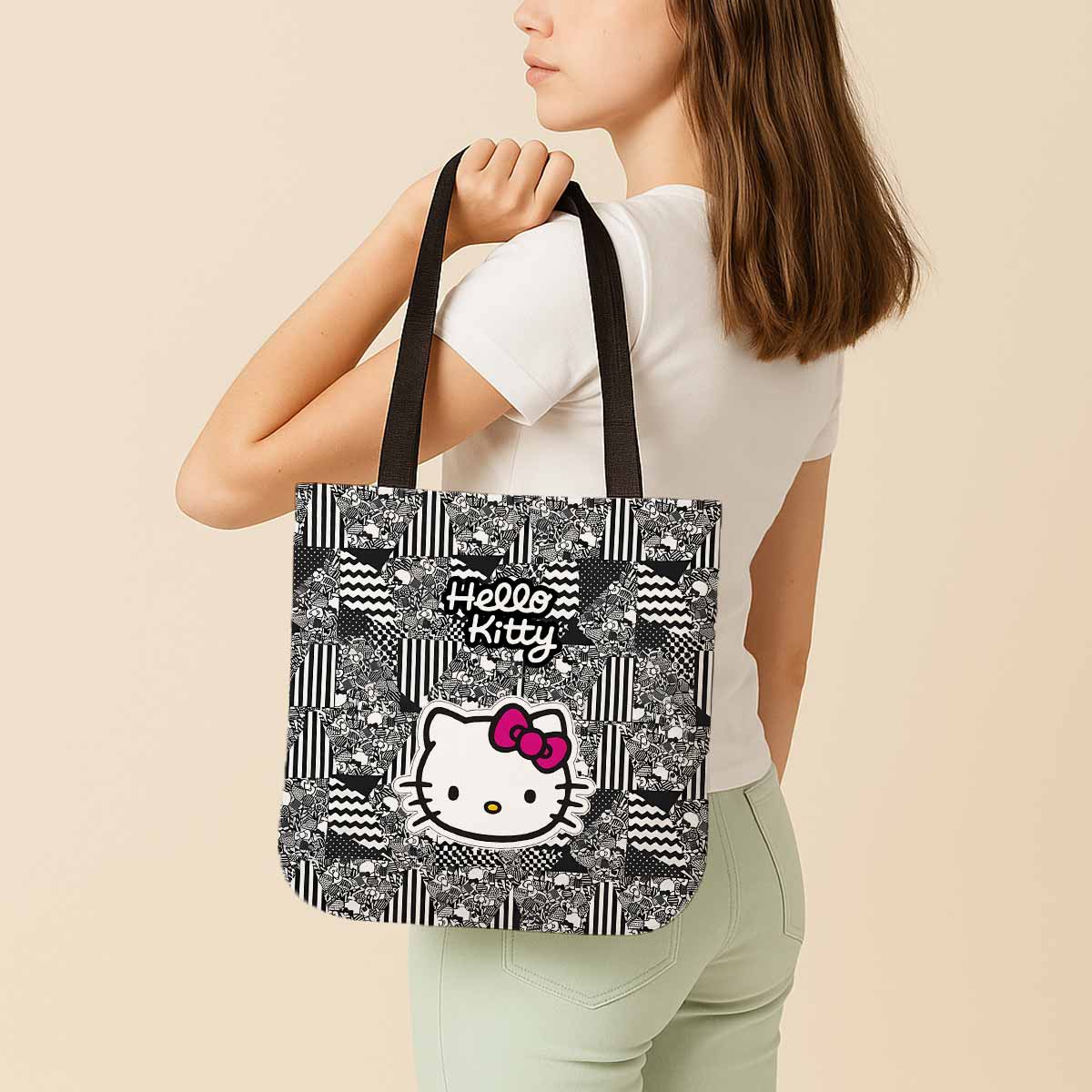 Sanario Hello Kitty Canvas Tote Bag