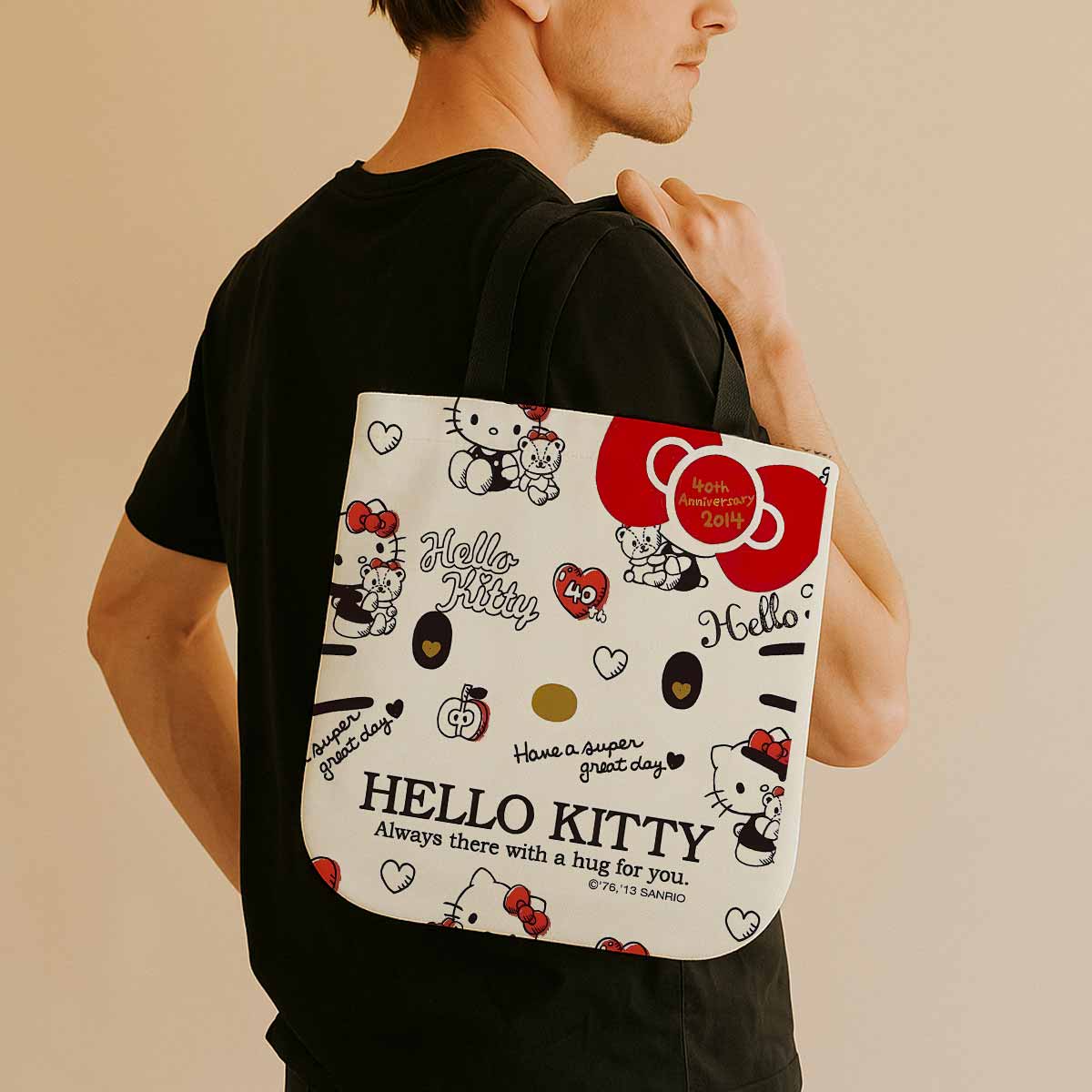 Hello Kitty 40th Anniversary Canvas Tote Bag