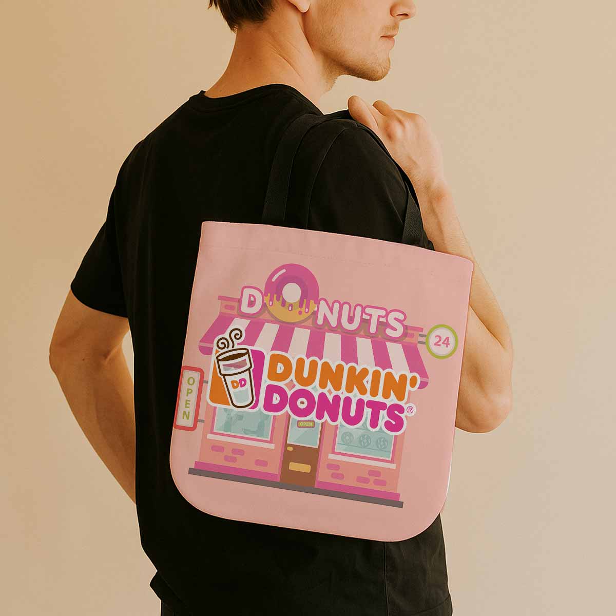 Dunkin' Donuts Canvas Tote Bag
