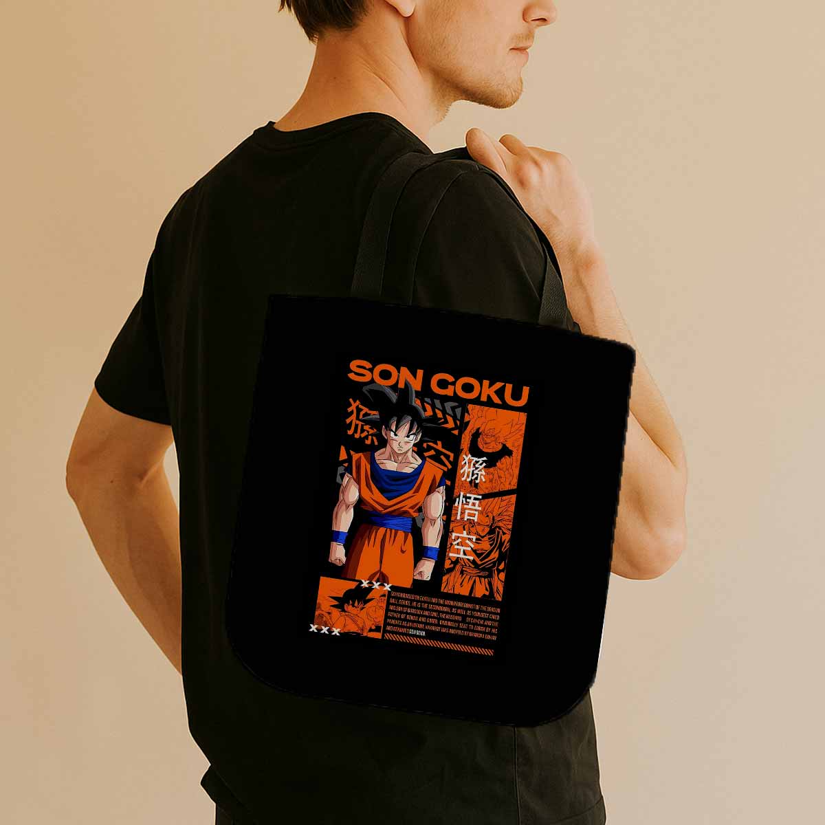 Dragon Ball Son Goku Canvas Tote Bag
