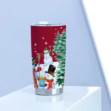 Christmas Snowman Holiday Tumbler