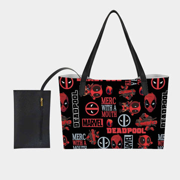 Deadpool Merc with a Mouth Hand Bag and Mini Purse Set