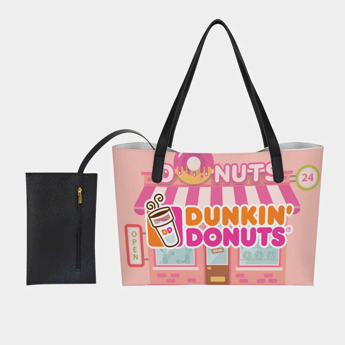 Dunkin' Donuts Hand Bag and Mini Purse Set