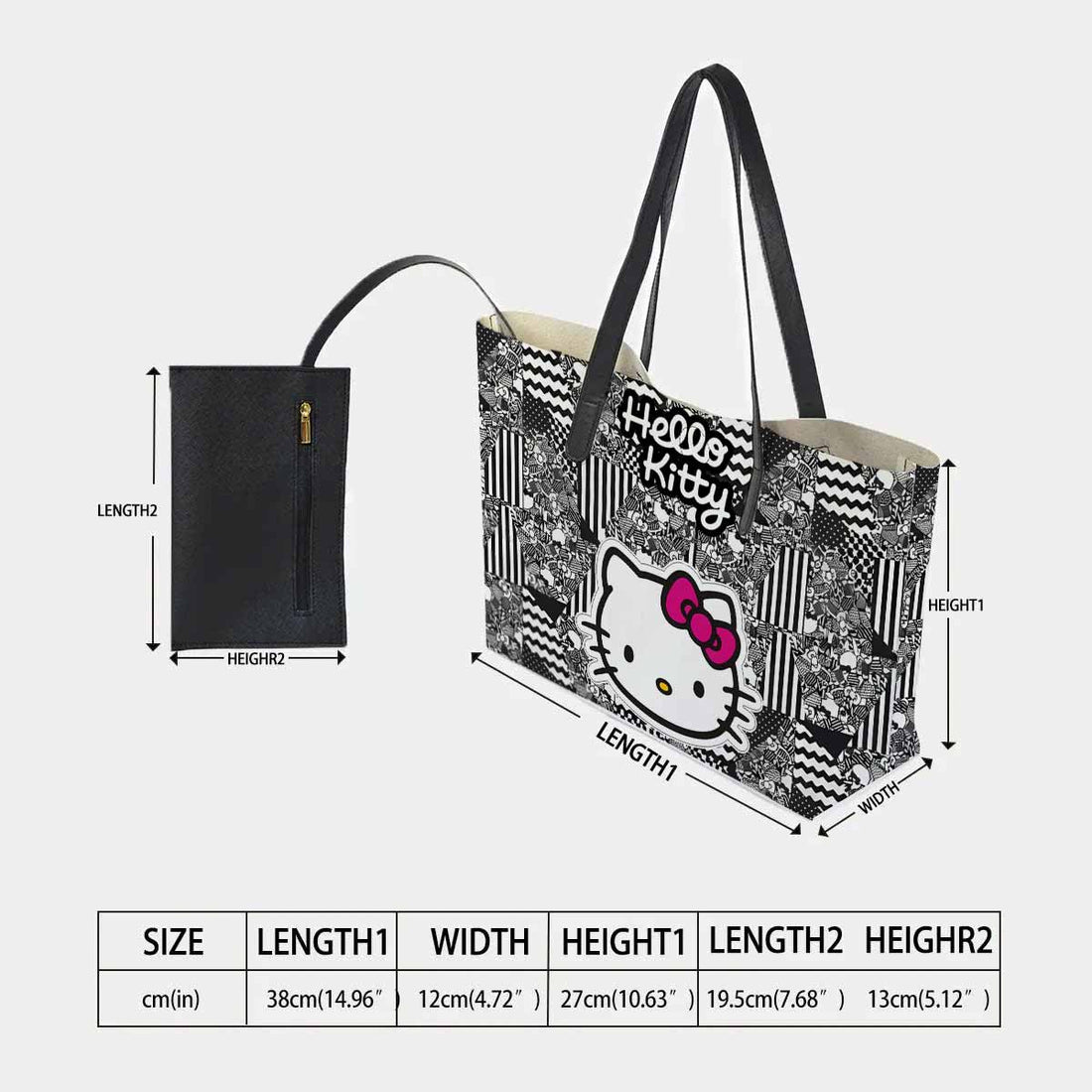 Sanario Hello Kitty Hand Bag and Mini Purse Set