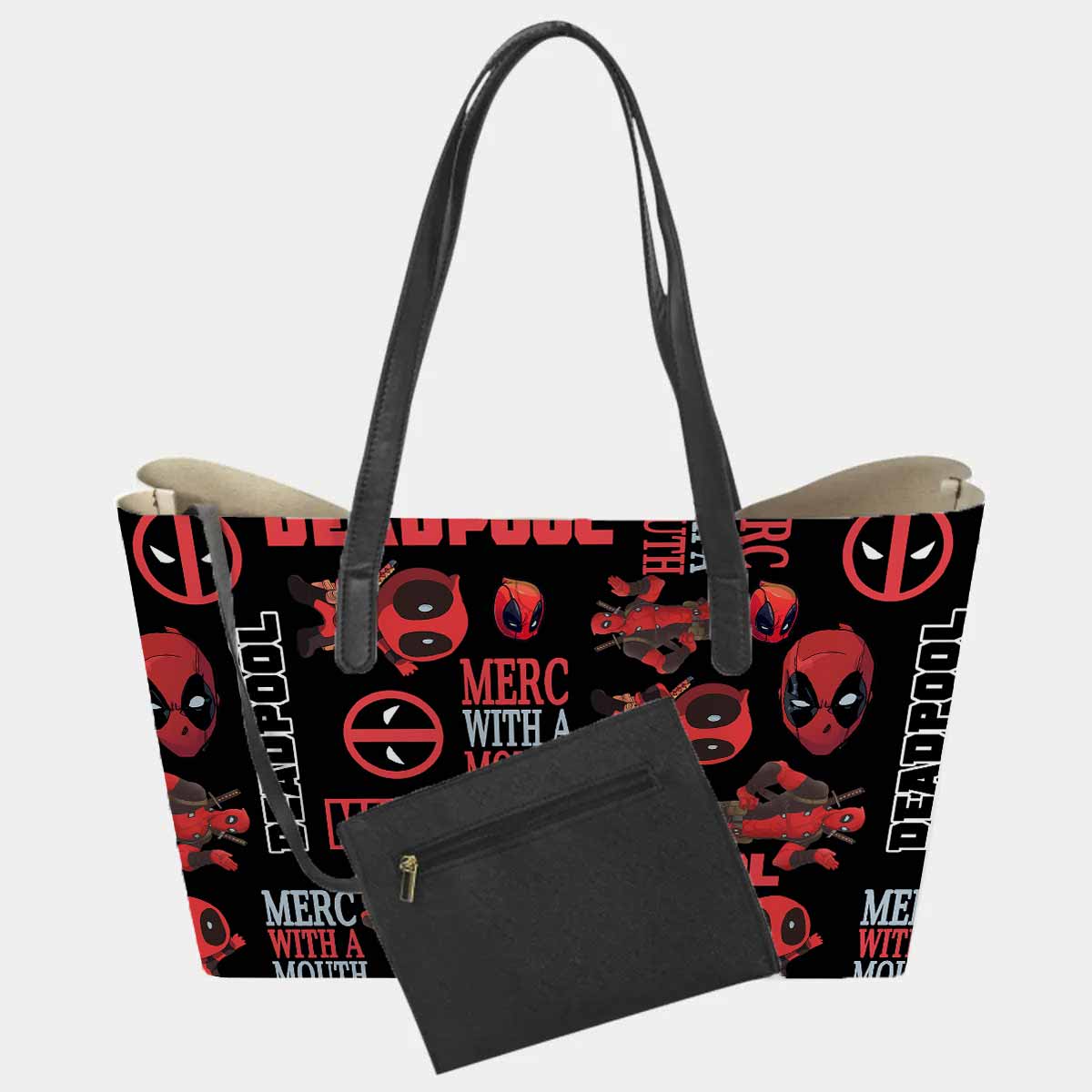 Deadpool Merc with a Mouth Hand Bag and Mini Purse Set