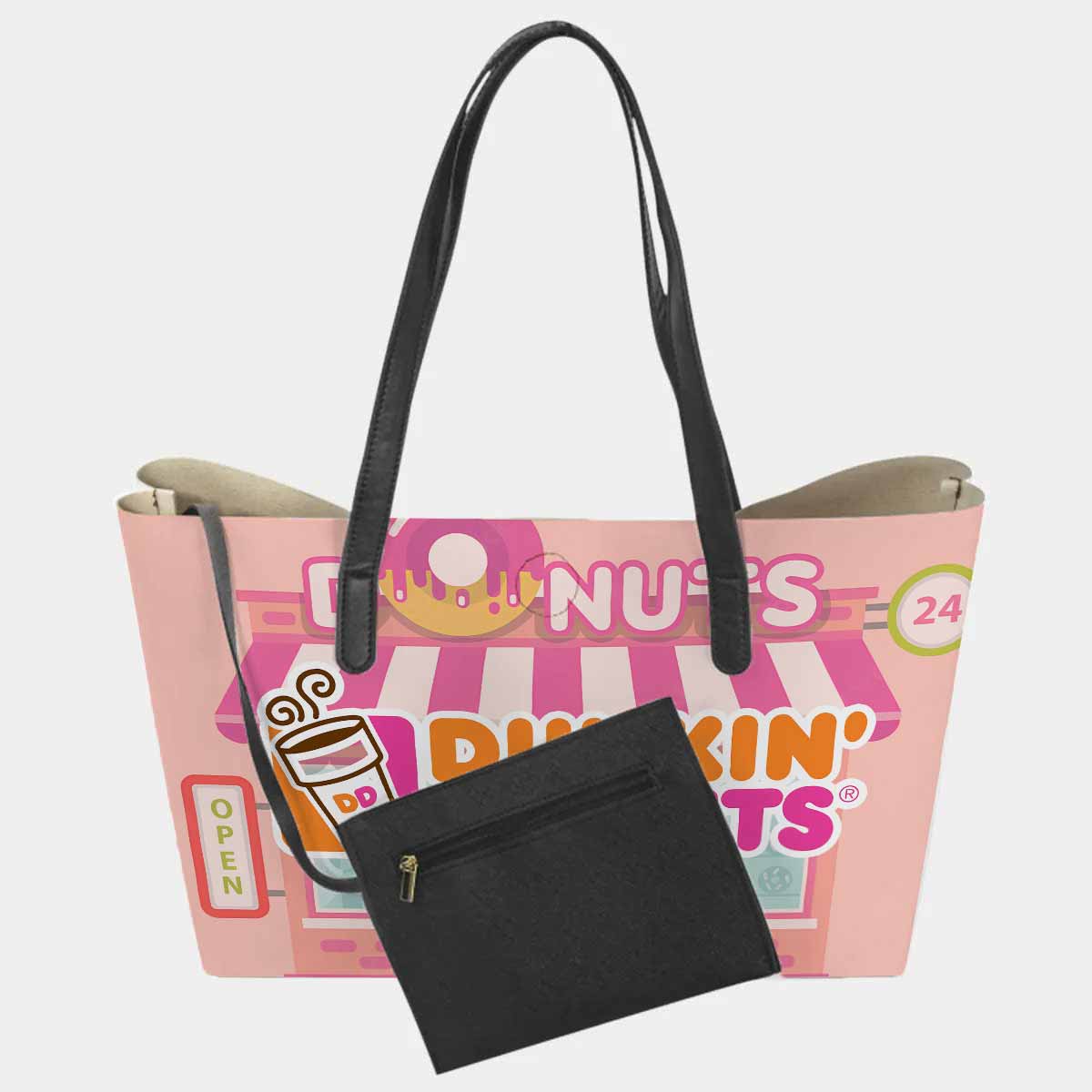 Dunkin' Donuts Hand Bag and Mini Purse Set