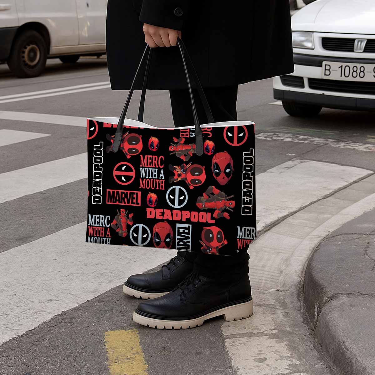 Deadpool Merc with a Mouth Hand Bag and Mini Purse Set