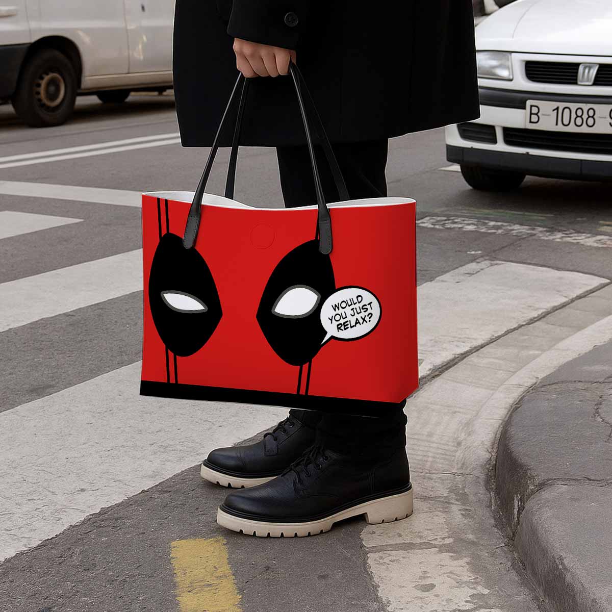 Deadpool Would You Just Relax Hand Bag and Mini Purse Set