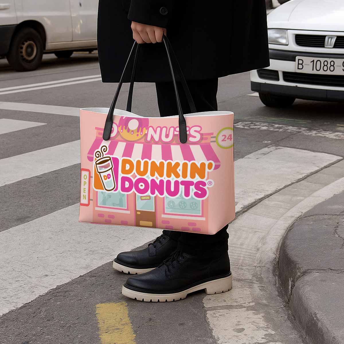 Dunkin' Donuts Hand Bag and Mini Purse Set