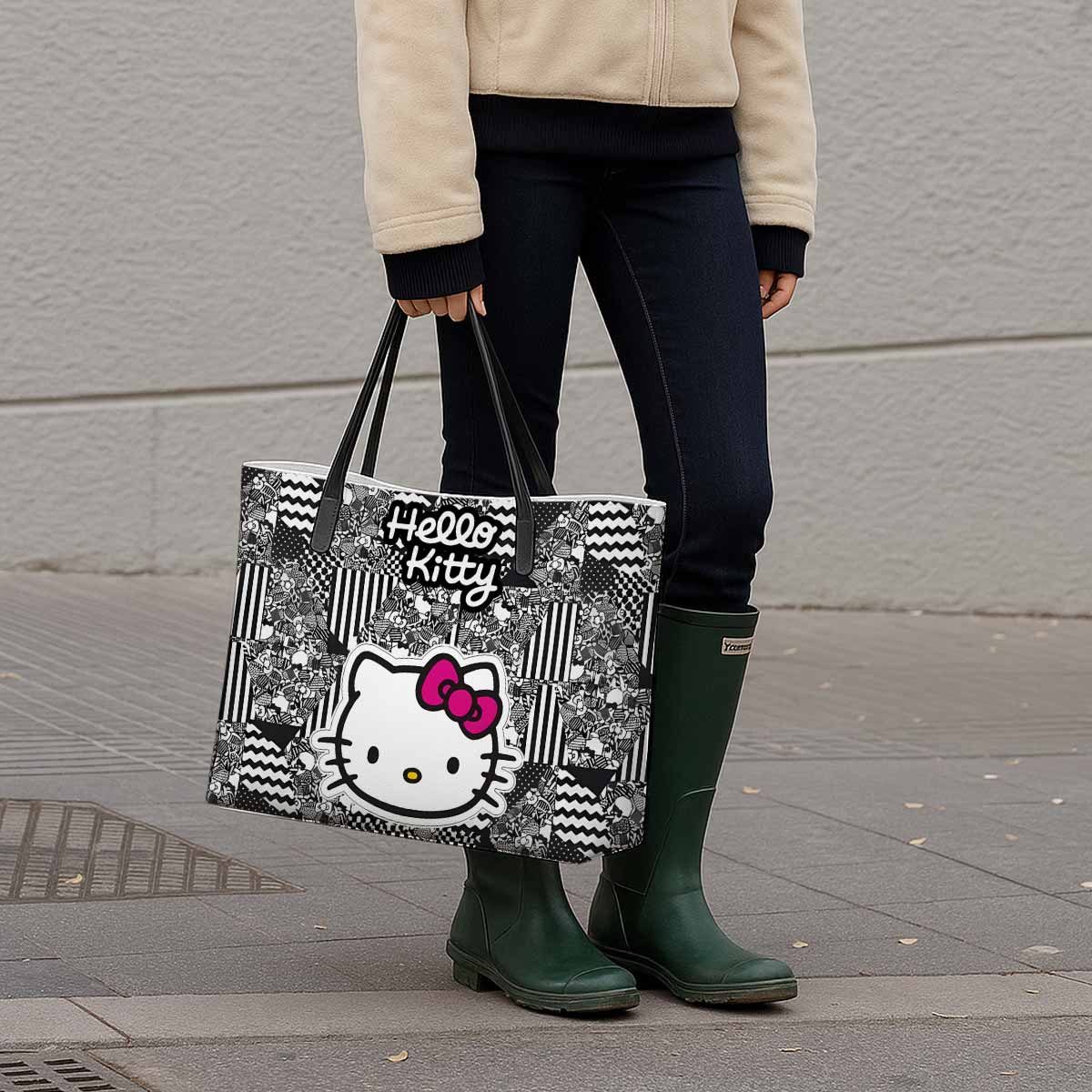 Sanario Hello Kitty Hand Bag and Mini Purse Set