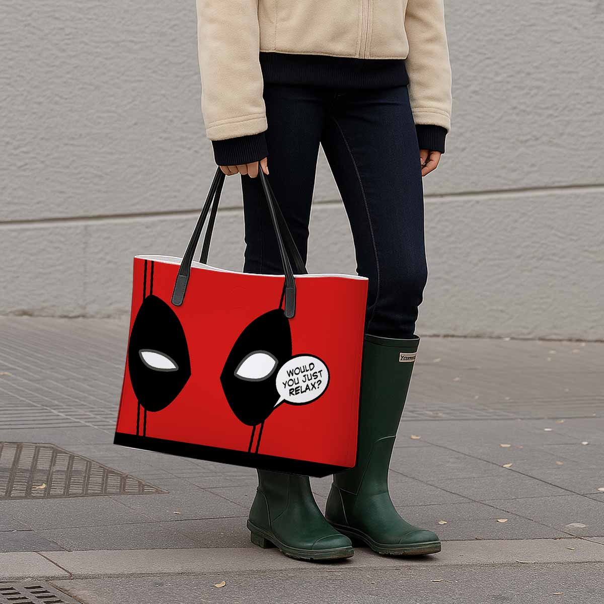 Deadpool Would You Just Relax Hand Bag and Mini Purse Set