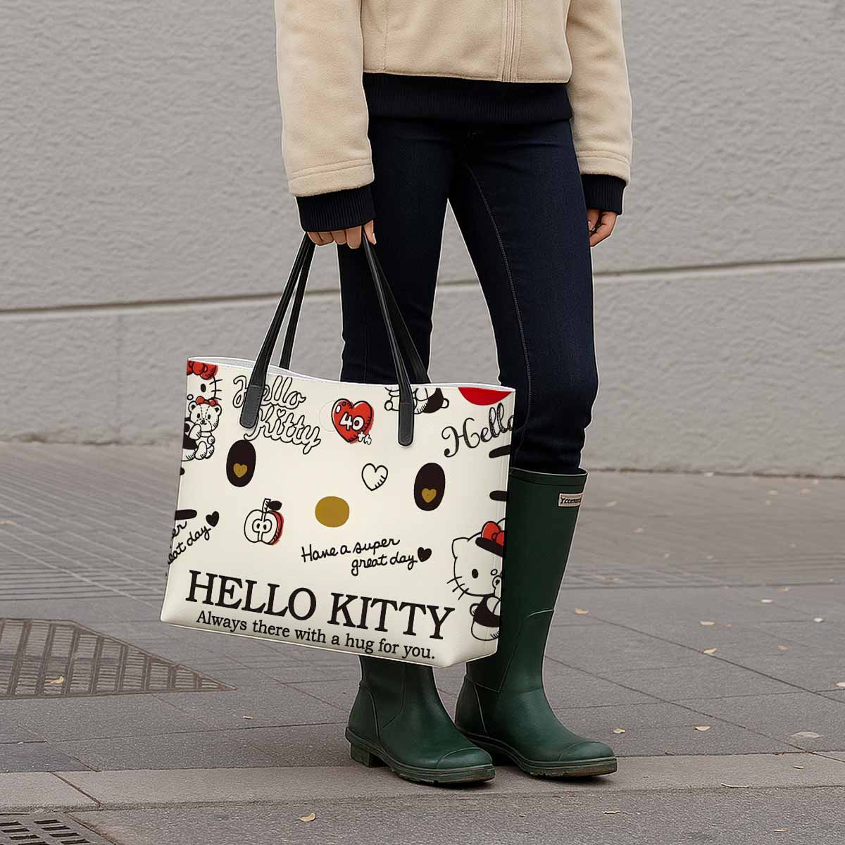 Hello Kitty 40th Anniversary Hand Bag and Mini Purse Set