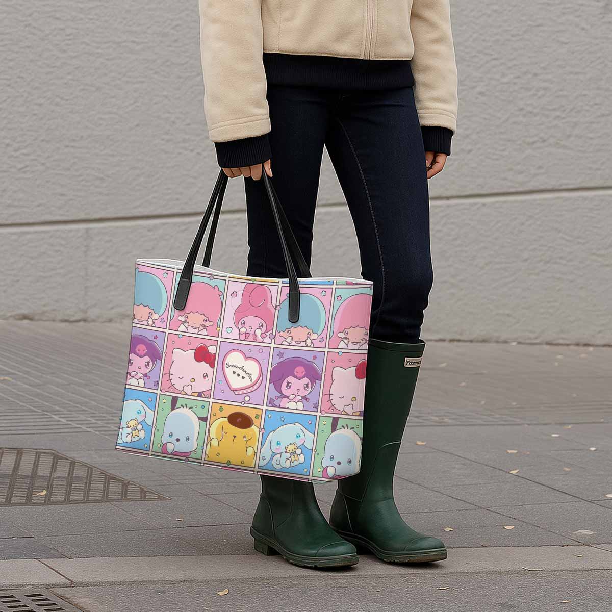 Hello Kitty And Friends Hand Bag and Mini Purse Set