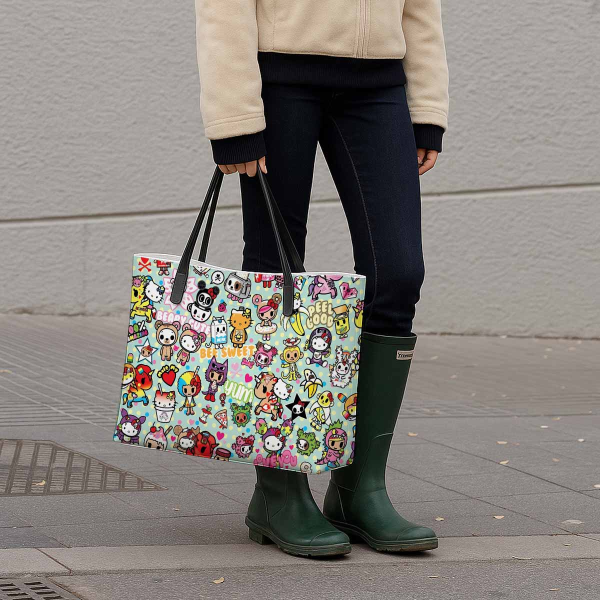 Hello Kitty Joyful Hand Bag and Mini Purse Set