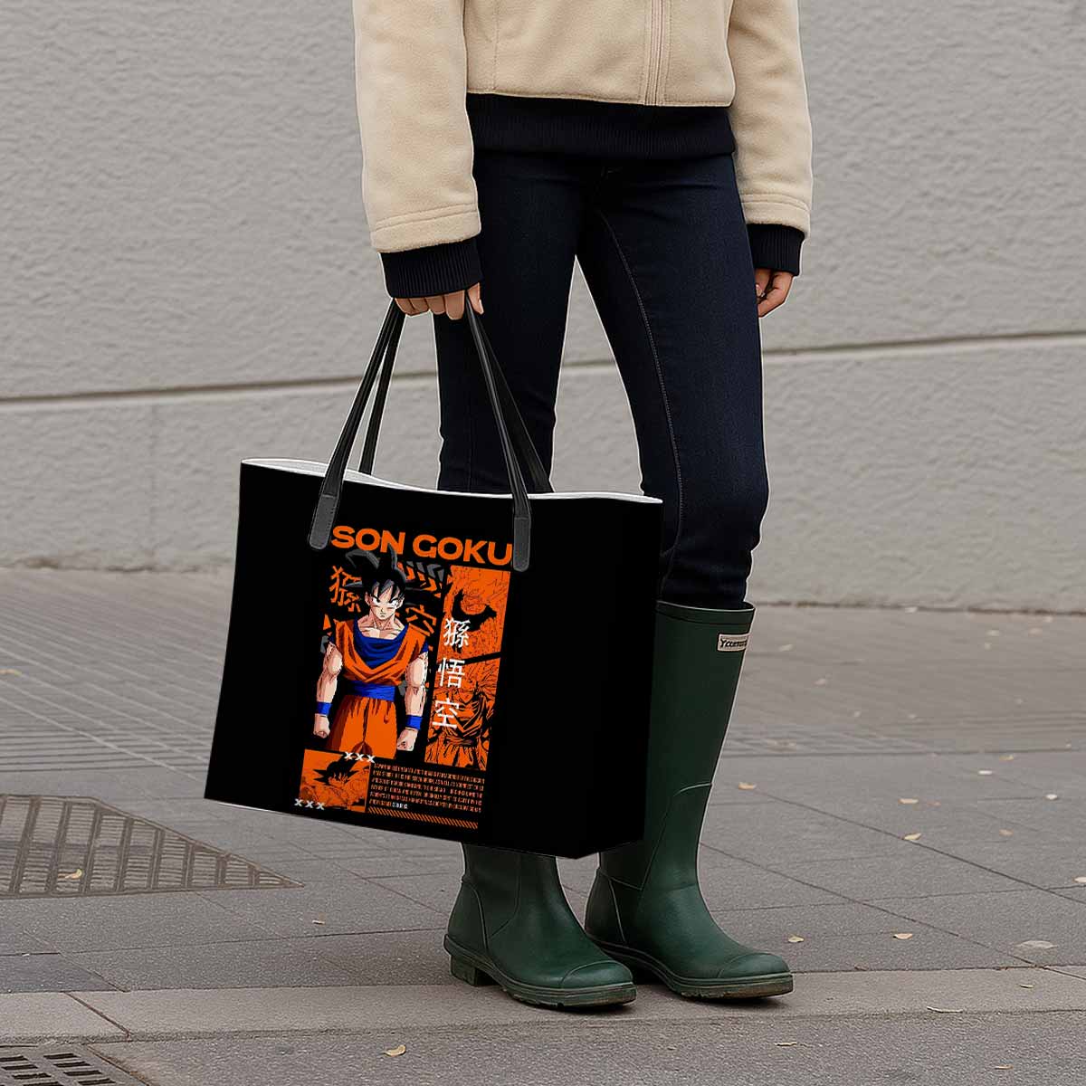 Dragon Ball Son Goku Hand Bag and Mini Purse Set