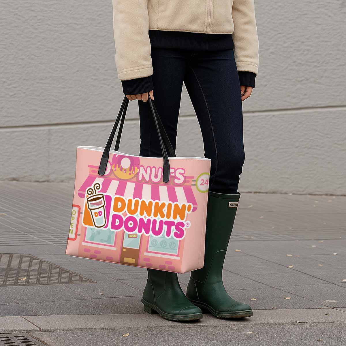 Dunkin' Donuts Hand Bag and Mini Purse Set